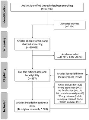 Impact of food-based fortification on nutritional outcomes and acceptability in older adults: systematic literature review